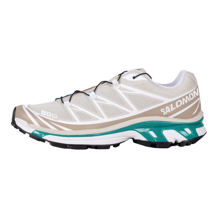 SALOMON XT 6 Cushioning, Abrasion Resistant, Breathable Support Casual Running Shoes Unisex Earth Gray Copper Green Sneakers 478643