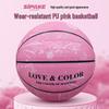 Manly Pink Basketball Keychain