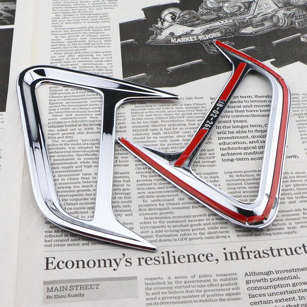 For Hyundai Kona 2017 2018 2019 2020 Turn Light Side Lamp Frame Cover 2Pcs Decoration Sticker Trim Accessories