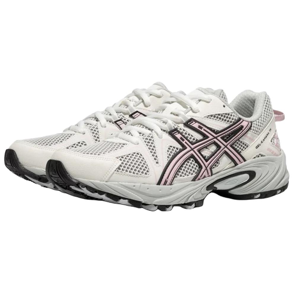 Asics Gel-Kahana Tr Fabric Synthetic Leather Versatile Comfortable Low-Top Lifestyle Shoes Women sneaker White Pink 1203A390-101