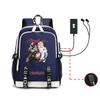 Zaino Scolastico a Tema Goblin Slayer per Bambini, Borsa Leggera a Doppio Strato per Laptop con Spallacci Curvi Traspiranti