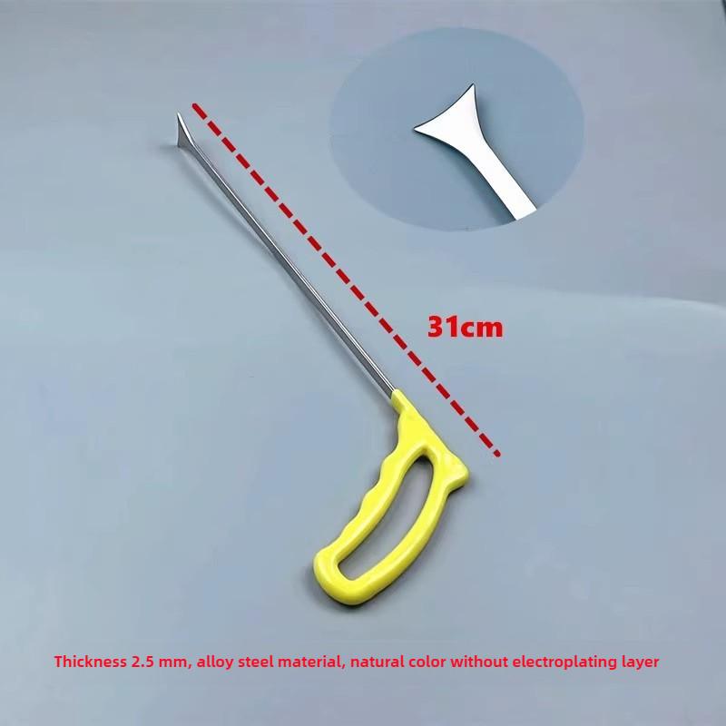 4pcs New Car Painless Dent Repair Tool Stainless Steel Removal Rod Flat Shovel Hail Dent Removal Car Door Dent Removal Body