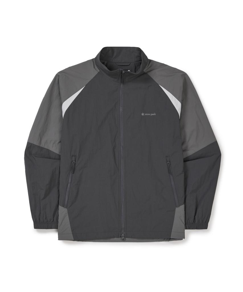 Snowpeak Apparel Lightweight Taslan Colorblock Stand-Neck Windbreaker (S26Smlwb58) Rustic Khaki