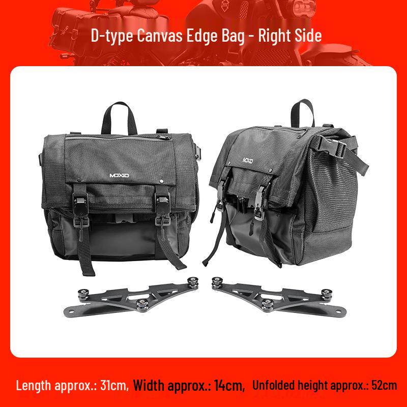 Wu Ji CU530 Quick Release Waterproof Motorcycle Saddlebags - Touring Panniers Accessories