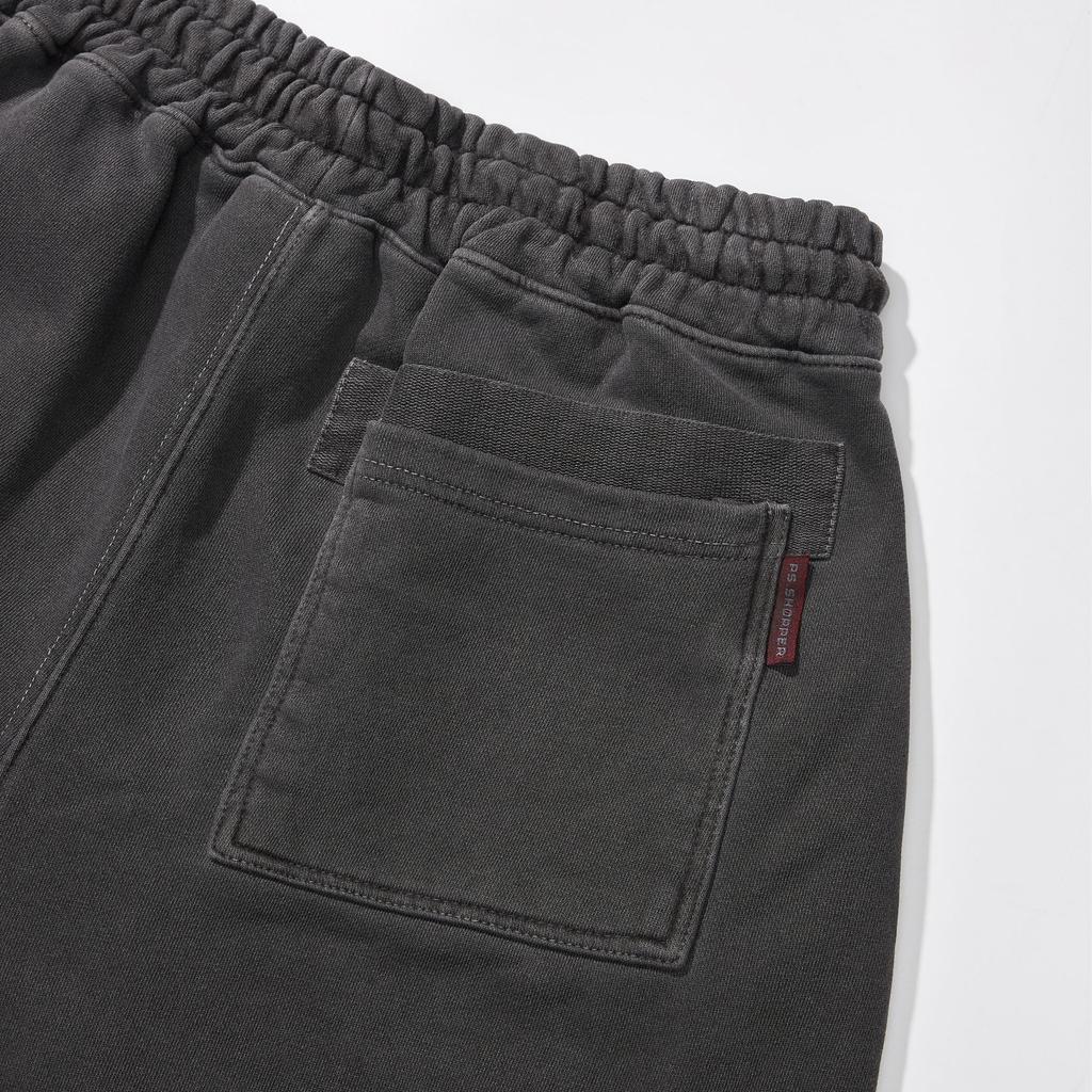PSSHOPPER Original Pigment Washed Shorts [Dark Gray]