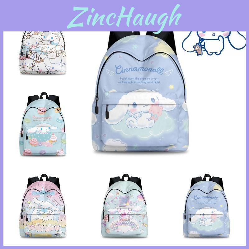 Elegante Set Zaino Cinnamoroll Per Viaggi di Lavoro Materiale in Poliestere Traspirante e Resistente