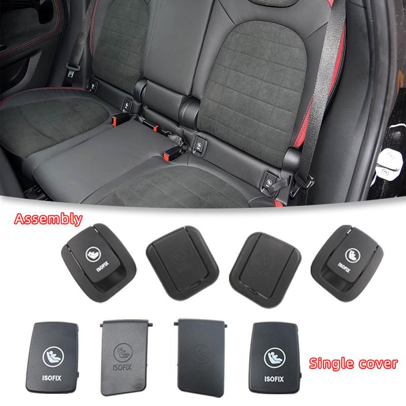 For R55 R56 R57 Car Rear Child Seat Anchor ISOFIX Cover For BMW MINI JCW F55 F56 Rear Child Seat Belt Anchor Flap ISOFix Cover