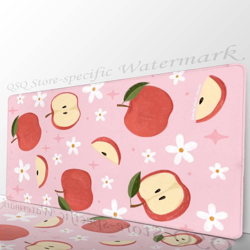 Interesting Apple Abstraction Mousepad Non-slip Suitable For Office Computers Laptops E-sports Game Desk Mats XXL Keyboard