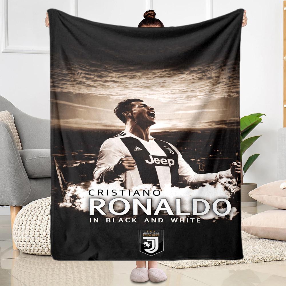 Juventus Star Action Blanket Comfortable Perfect for Couch Bed Bedding Four Seasons Multipurpose Modern Gift for Travel Home Birthdays