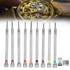 9pcs Watch Screwdrivers Set with Base Alloy Slot Cross Watch Screwdrivers Accessories