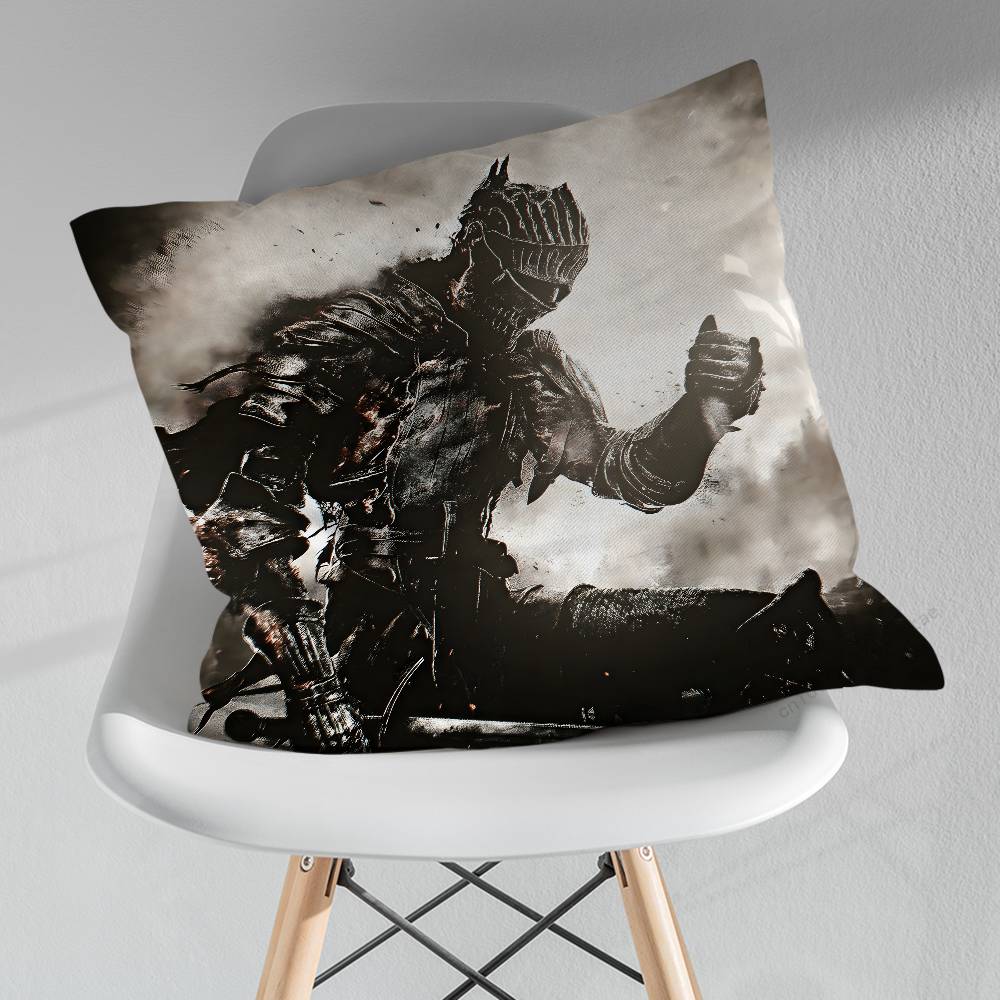 Cool DDark SSouls Game Throw Pillow Case Living Room Sofa Cushion Cover For Home Bedroom Decoration Protector