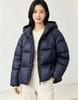 New puff down jacket women's short hooded Korean version loose small bread jacket thickened warm jacket women