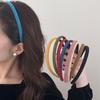 Simple and Bright Colored Plush Hairpin for Wearing On The Outside. It Is A Hairband with A Cartoon-like Design for Holding Back Hair.