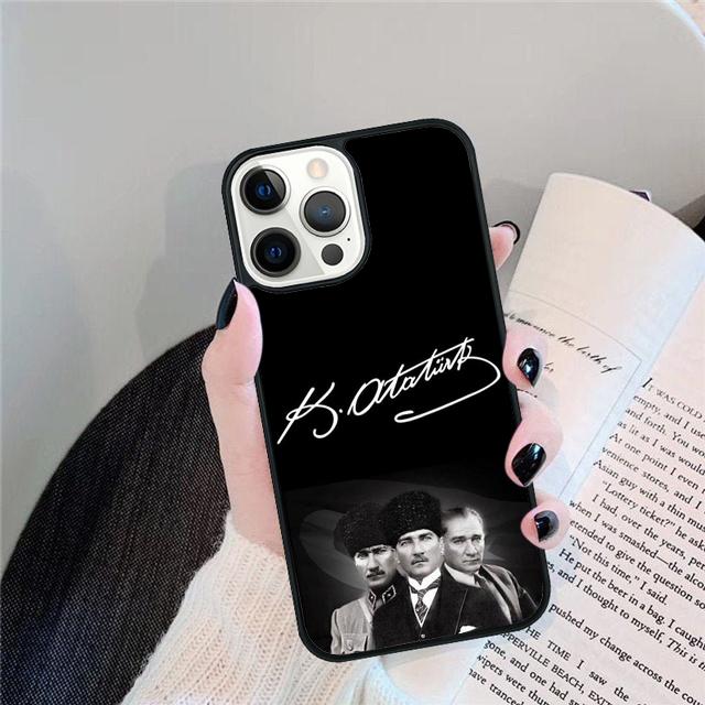 Mustafa Kemal Ataturk Phone Case Cover For iPhone 17 Air 16 15 14 13 12 Pro Max 11 Pro Max Plus Coque Shell