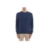 Polo Ralph Lauren Small Pony Logo Embroidered Crew Neck Wool Knit Sweater Men sweater Blue MNPOSWE16820006-400