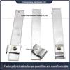Galvanized L-Shaped Lightning Protection Bracket with Fishtail Clip