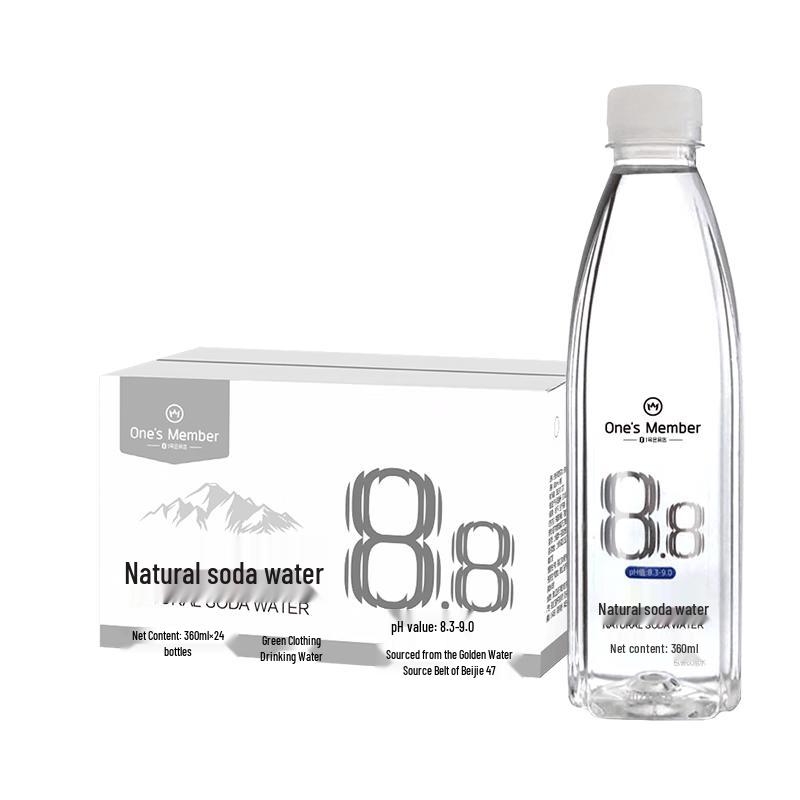 One s Member 47°N Natural Alkaline Soda Water (24 x 360ml)