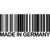 15,6 x 6,8 cm MADE IN GERMANY Čárový kód Cool Vinyl Decal Samolepka na auto Příslušenství