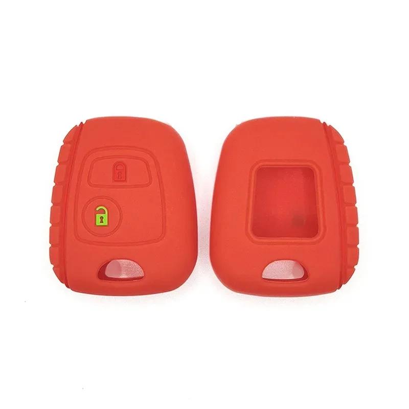 Silicone Remote Car Key Case Cover Shell For Citroen C1 C4 C2 C3 Berlingo Xasara Picasso For Peugeot 107 207 307 407 206 306 406