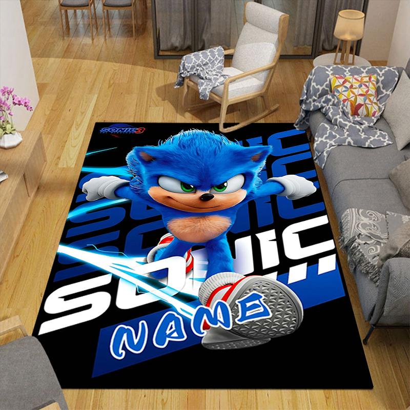 Custom 1Pc Sonic Adventure Team Sonic Rug Office Carpet Indoor Outdoor Entrance Doormat Nonslip Soft And Comfortable Living Room D2915335