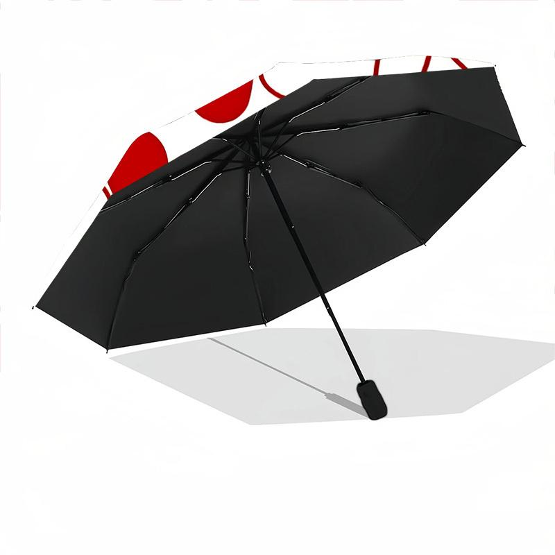 1pc Heart Circle Automatic Opening/Closing Umbrella with Operation & Windproof Canopy yy260311043