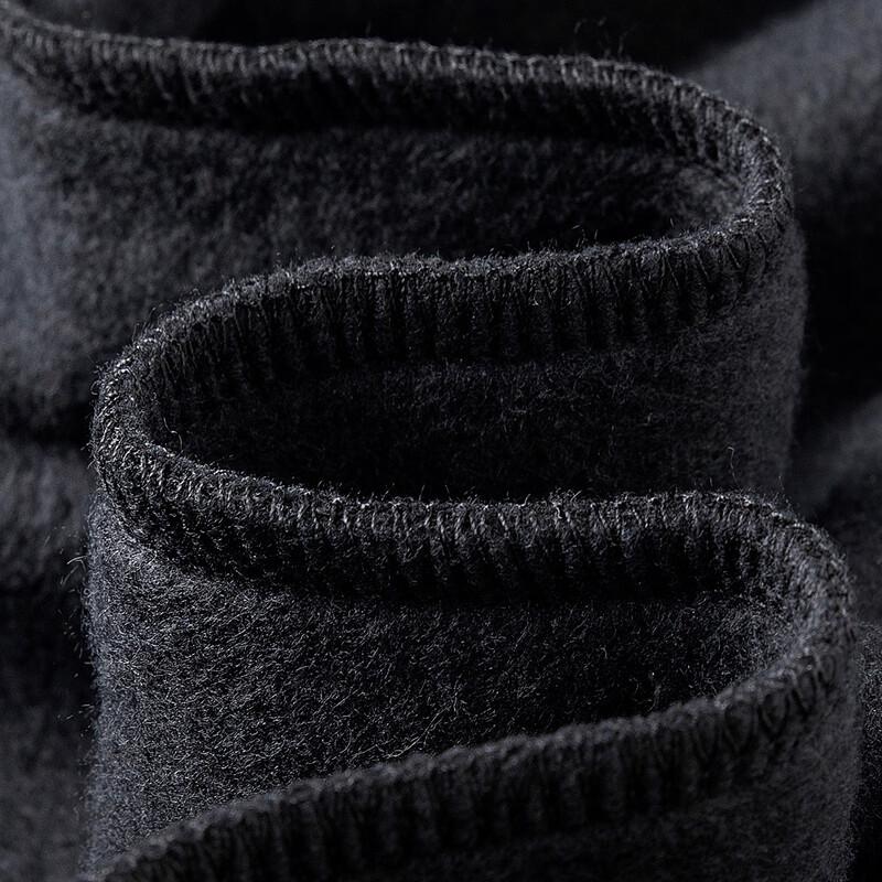 MONTAGUT Men's Fleece Lined Stand Collar Sweatshirt