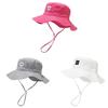 Baby Mädchen Kinder Sonnenhut mit einfarbigem lächelndem Gesicht Stickerei Design für Sommer Outdoor Schutz