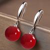 Shell Beads Long Earrings Simulation Freshwater Pearl Ear Hook Exquisite Drop Earrings  Ear Jewelry