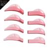 BLACKWINGS 4 Paar Wimperndauerwelle Silikonpads rosa, Lockenpads für Wimpernlifting, mit Größentabelle, Hypoallergene Wiederverwendbare Accessoires