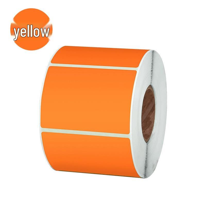 Custom Waterproof Multi-Color Thermal Paper Label: Oil-Proof, Self-Adhesive & Barcode-Ready