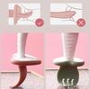 Baby Spoon Fork Silicone Children's Cutlery Set Feeding Baby Tableware Learn Spoon Set Short Easy Spoon