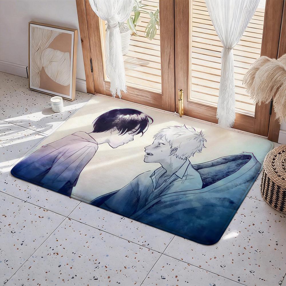 Anime A Summer Hikaru Died Floor Mat Eco  Flannel Doormat Non Slip Odorless Indoor Floor Rug Soft Short Plush Home Mat