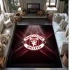 Manchester United FC Soccer Football Pattern Soft Area Rug Non Slip Indoor Floor Carpet Sports Decor Mat for Bedroom