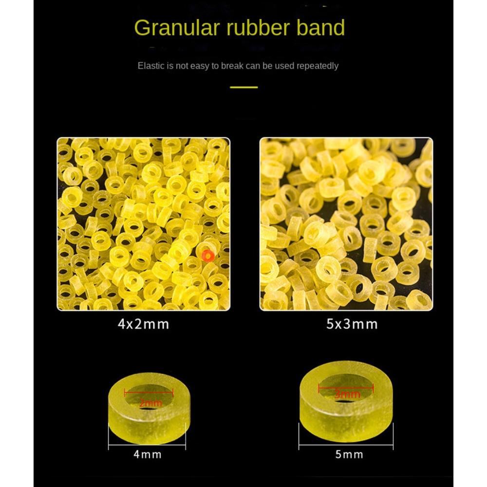 2026 Bloodworm Bait Red Fish Tackle Rubber Bands Artificial Portable Bloodworm Bait Granulator Practical Durable Red insect clip