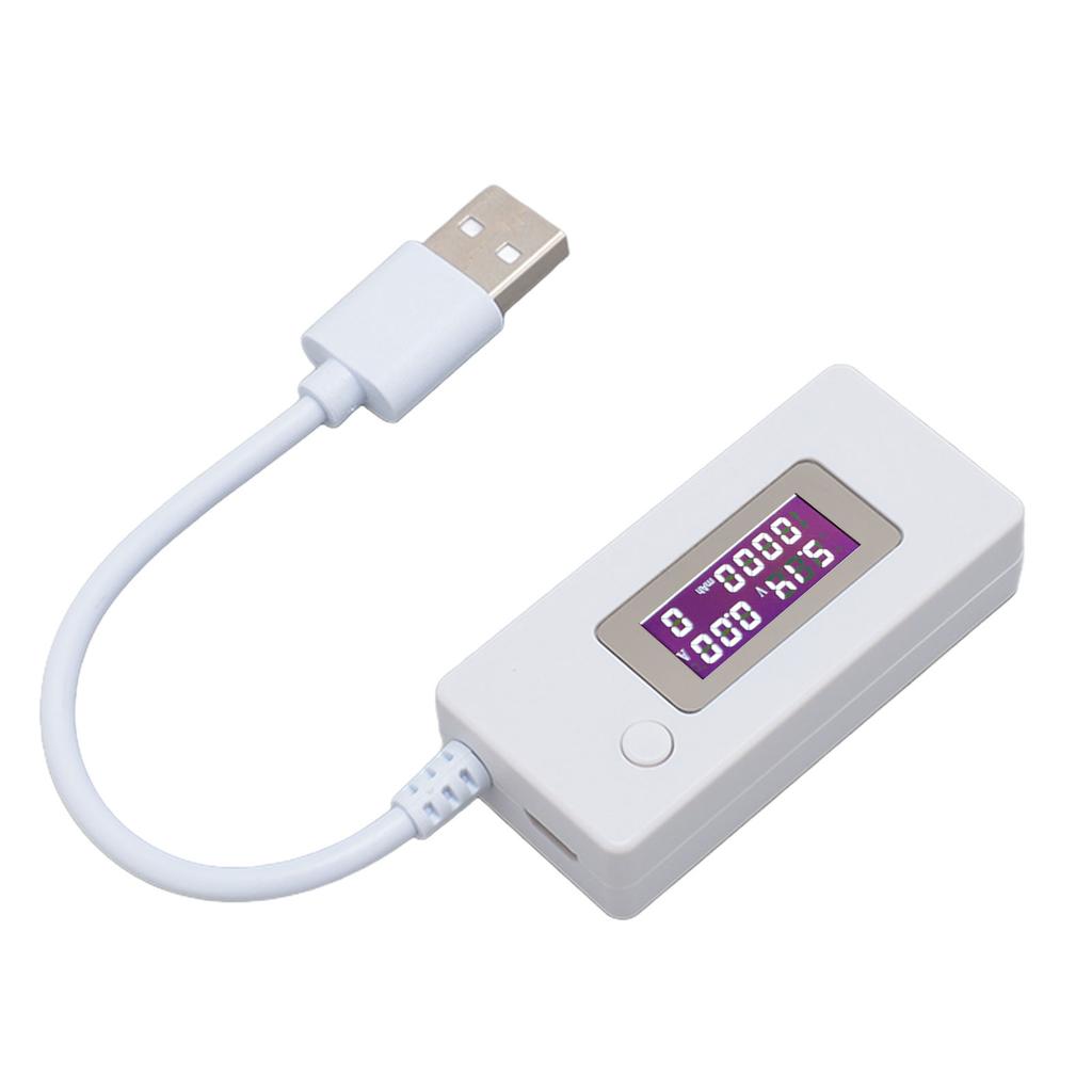 USB Charger Detector High Accuracy Plug and Play Portable USB Voltage Current Power Meter for Phone