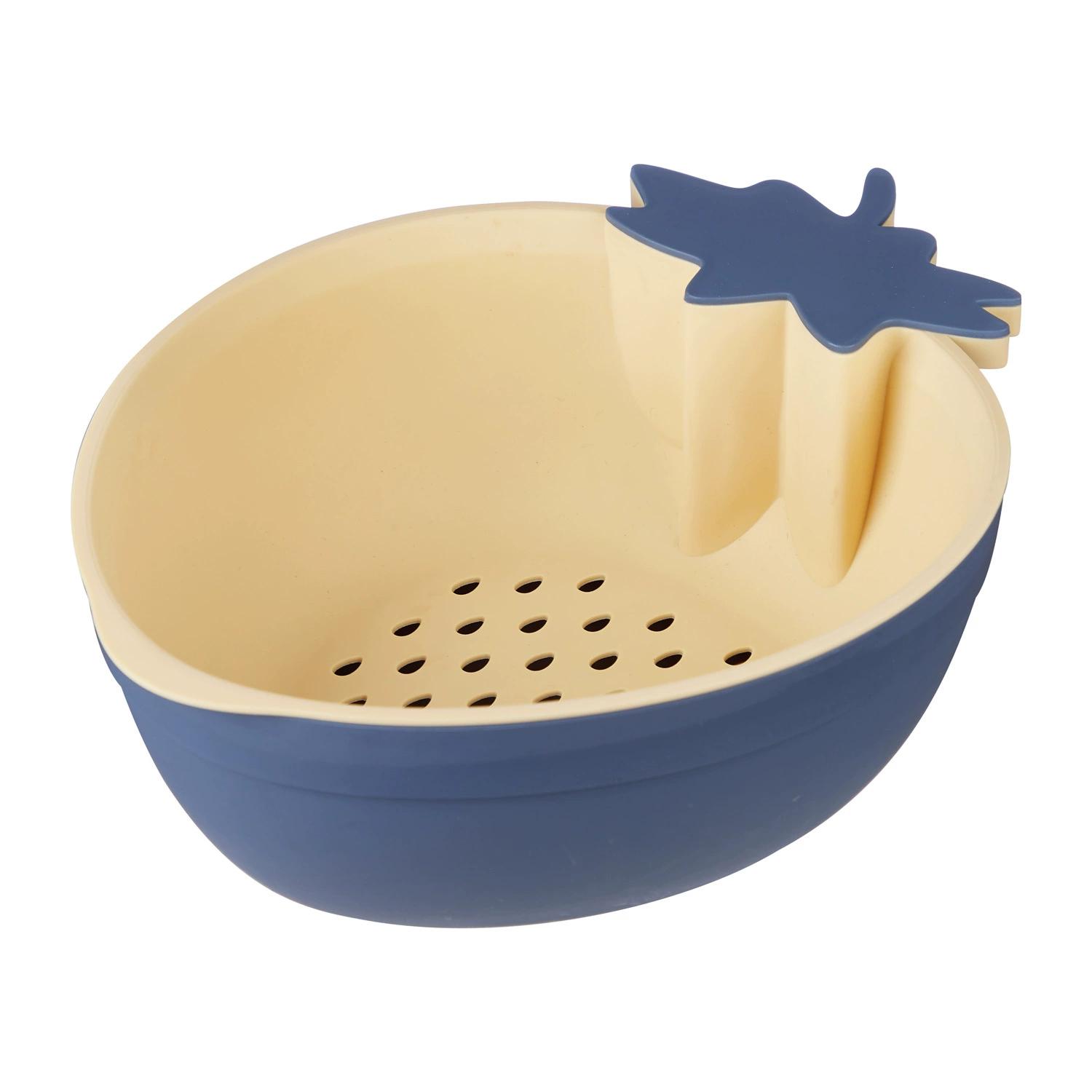 

1 шт. бытовая корзина для воды и фруктов, двухслойная дренажная корзина в форме клубники, корзина для хранения, кухонные принадлежности для уборки 3