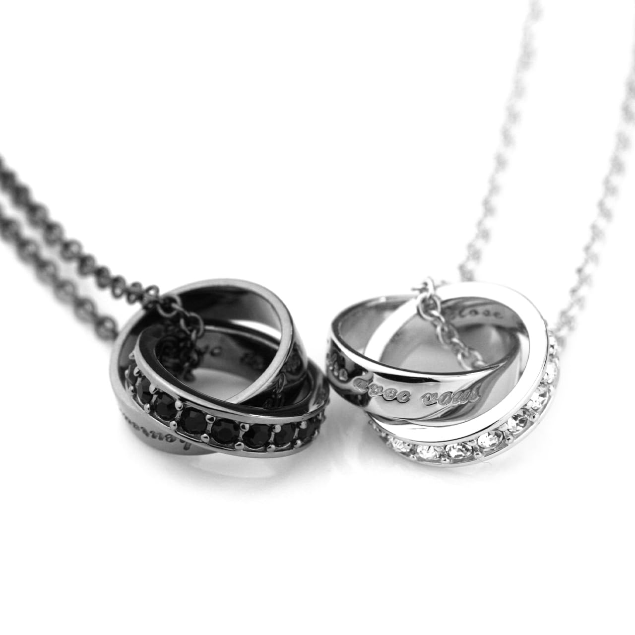 

[Close to Me] Pair Necklace Silver (SN13-113 (Men s) / SN13-114 (Women s)) Pair Pendant