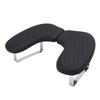 U Shaped Manicure Arm Rest Ergonomic PU Leather Nail Arm Rest with Phone Holder for Home Salon Use