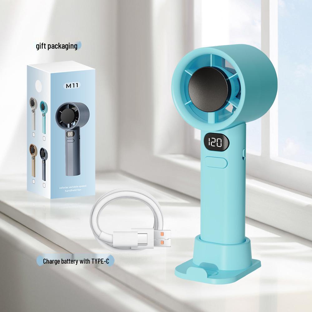 High-Speed Rechargeable Portable Handheld Fan – 120-Speeds, Powerful Wind for Outdoor Use