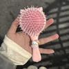 Mini Cartoon Air Bag Comb With Makeup Mirror Air Cushion Comb Head Massage Cartoon Hairdressing Girls Gift Health Care Beauty