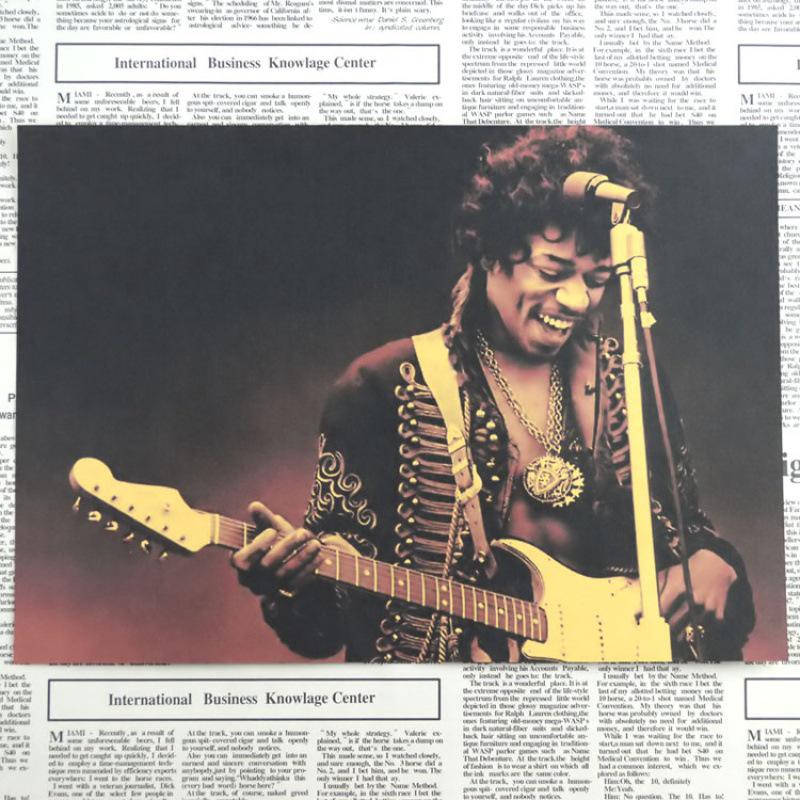 Jimi Hendrix Retro Rock Band Decorative Poster