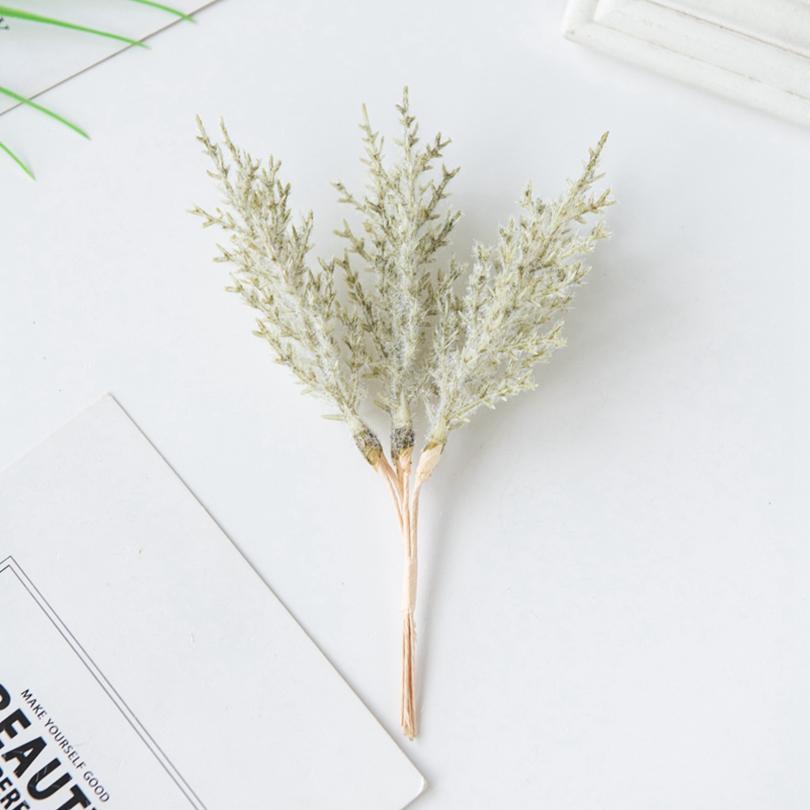 5/10Pcs Artificial Plant Golden Silvery Branch Christmas Tree Wreath Homes Wedding Accessory High Quality Artistic Decoration