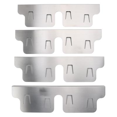 4PCS Stainless Steel Stove Counter Gaps Cover Heatproof Adjustable 35 To 70CM Stove Gaps Guards