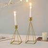 Iron Christmas Candlestick Living Room Ornament, Candlestick Romantic Decoration for Dining Table