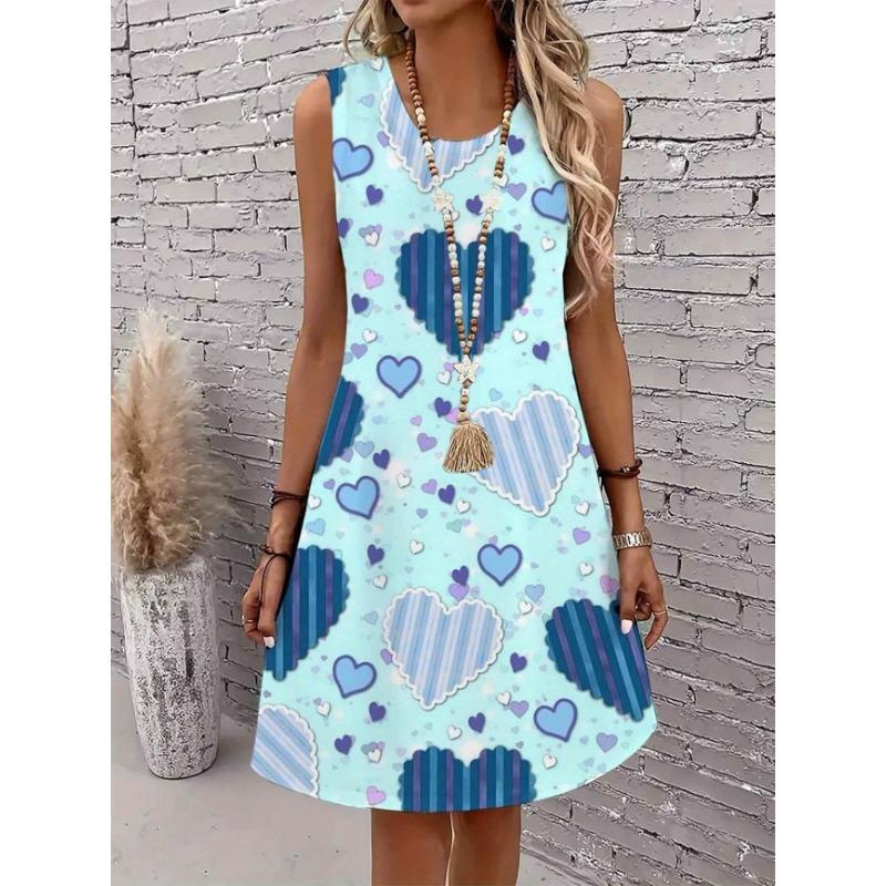 Новое повседневное платье без рукавов S