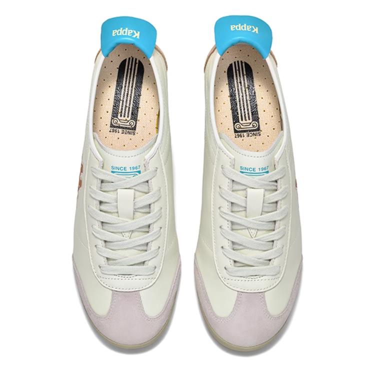 Kappa Comfortable Fashion Non-Slip Wear-Resistant Low-Top Skate Shoes Unisex sneakers Aqua-Green Gem-Red K0EY5MM25CJ-3130