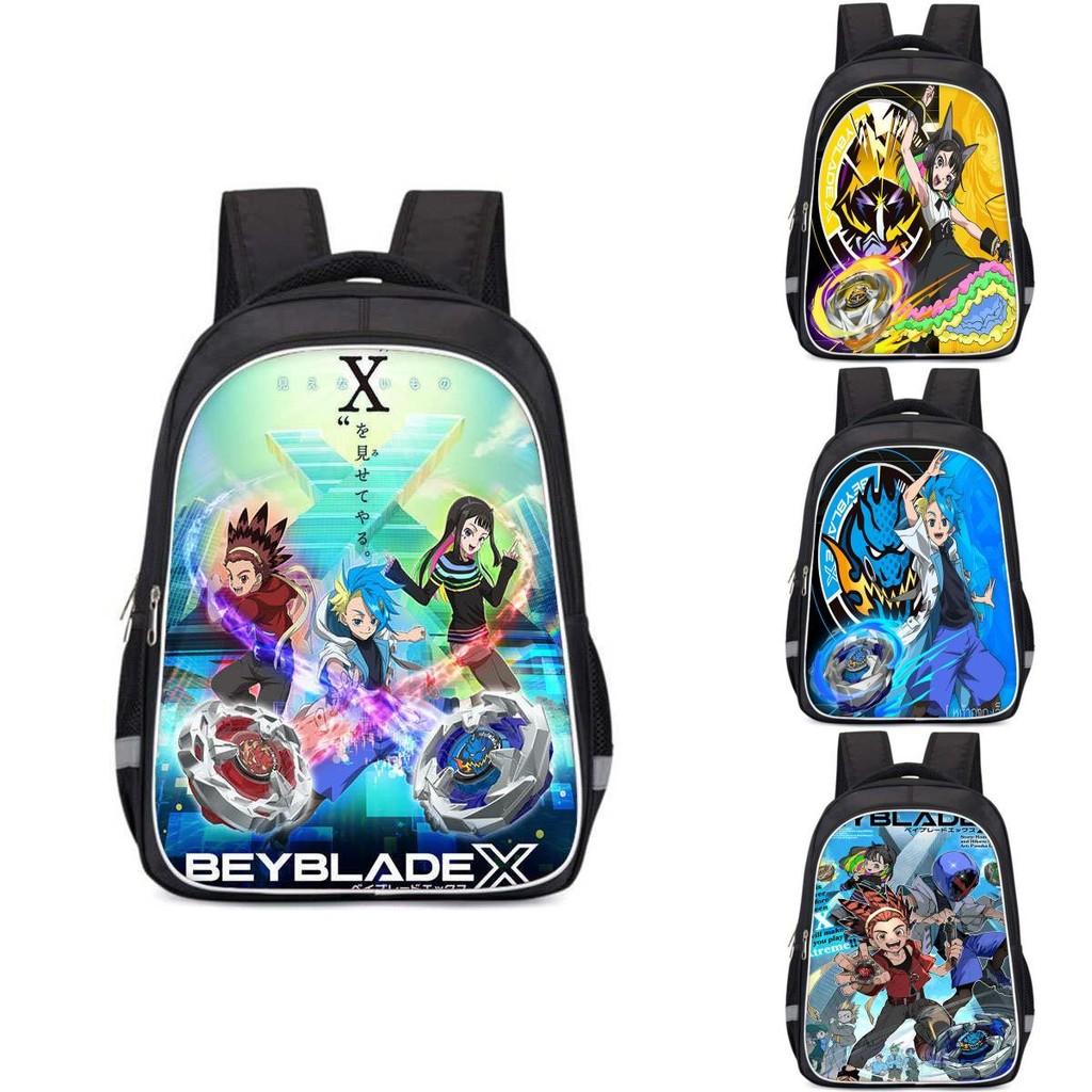 Plecak Beyblade X o dużej pojemności Lekka torba Oxford na szkolne przybory