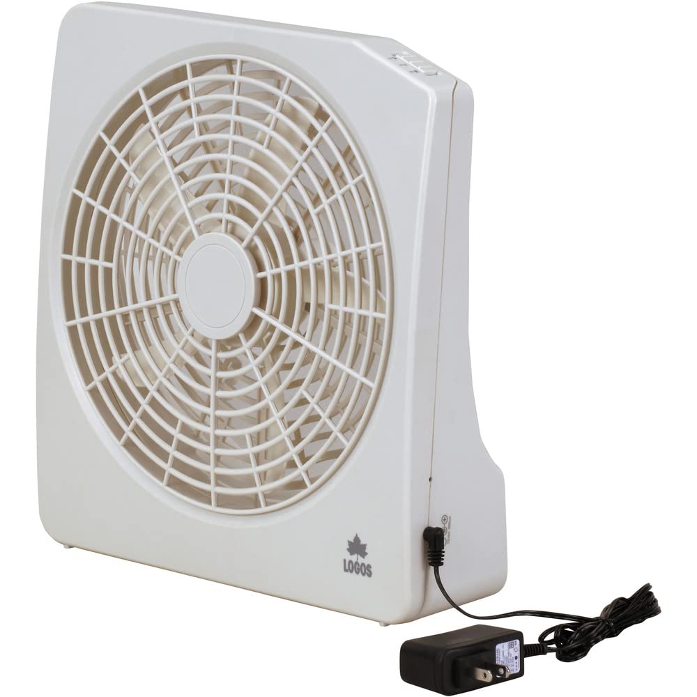 LOGOS Electric Fan, Dual Power Source, Anywhere Fan (AC/Battery) 81336702