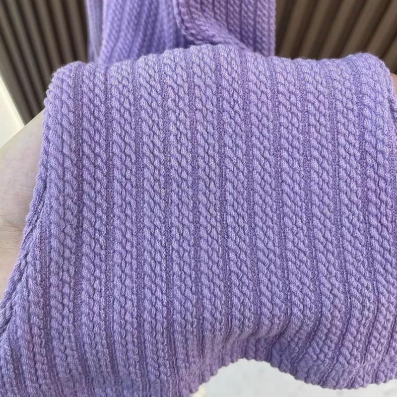 

Spring Autumn Stylish Three Piece Set For Girls Featuring Long Sleeve Blouse Tank Top And Pants Purple Pants,90