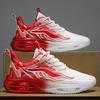 Herren Modische Atmungsaktive Schnür-Stoff-Sneaker, Lässige Outdoor Lauf-Walking-Schuhe, Leichte Herrenschuhe